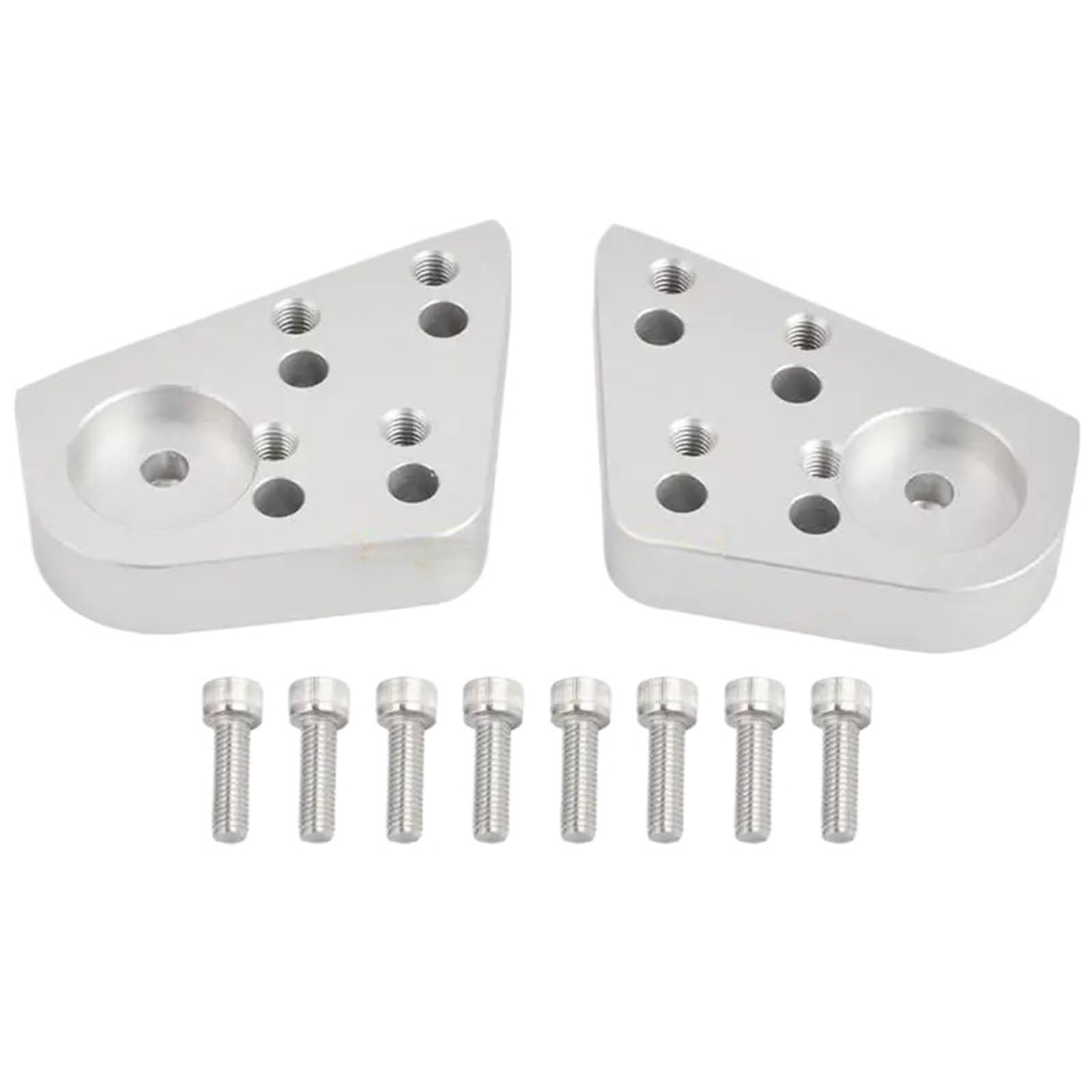 EHYSYN 2Pcs Motorbike Handlebar Stem Riser Parts Extender Block Fit For R1200RT R1100RT R1150RT