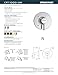 Speakman CPT-1000-UNI-BN Easy Handle Replacement Kit Retrofits Many Modern Nickel Neo Universal Shower Valve Trim, Brushed, 7.31 X 7.31 X 4.57