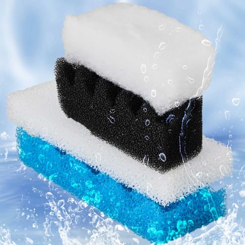 Image of Threlaco 24 Pcs Filter Media Kit Compatible with Fluval 306 /307, Including Foam Pad, Water Polishing Pad, Biological Sponges Max for Aquarium Canister Filter Media Replacement