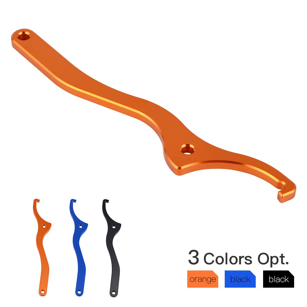 NICECNC Chiave ammortizzatore arancione WP Shock compatibile con KTM 16-22 125-450 SX SX-F XC XC-F 17-22 125-500 tutti i modelli ENDURO, compatibile con Husqvana 125-501 TE FE TC FC TX FX 7-22, vedi