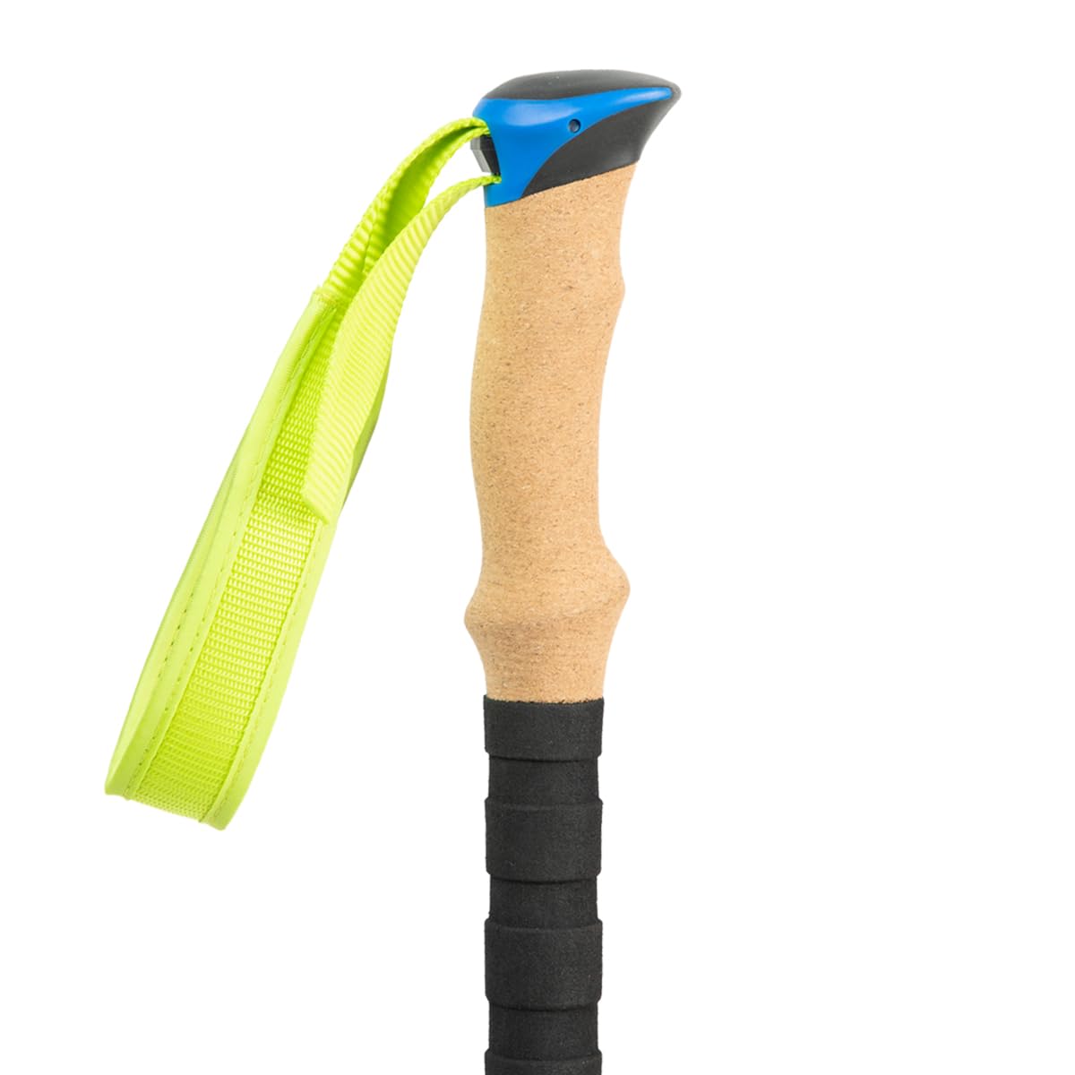 Izas Val Bastón de Trekking Telescópico con Flicklock Doble. Ajustable y Resistente para Senderismo. Empuñadura Ergonómica y Dragonera Acolchada. Aleación de Aluminio Ligero. Incluye Accesorios