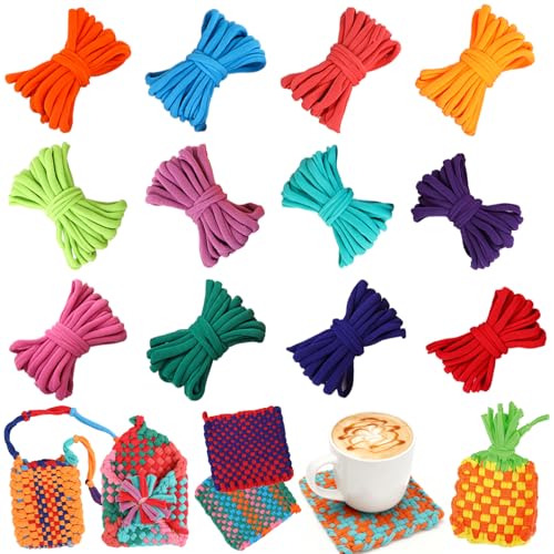 216 PCS Loom Loops Refill for Weaving Loom Kit Toys, Elastic Potholder Loom Loops DIY Arts and Crafts Supplies Set for Kids Beginners Christmas Birthday Gifts for Girls 5 6 7 8-12 13 Year Old