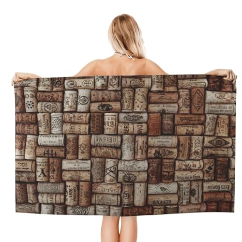 Serviette de bain microfibre absorbante pour douche et bain