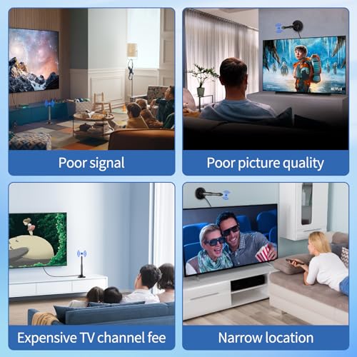 image for Oaitree TV Antenna Indoor,650+ Miles Long Range Digital Antenna Indoor
