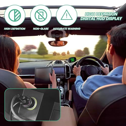 image for Yenblow 2 Pack GPS Digital Speedometer for Car MPH Golf Cart Universal