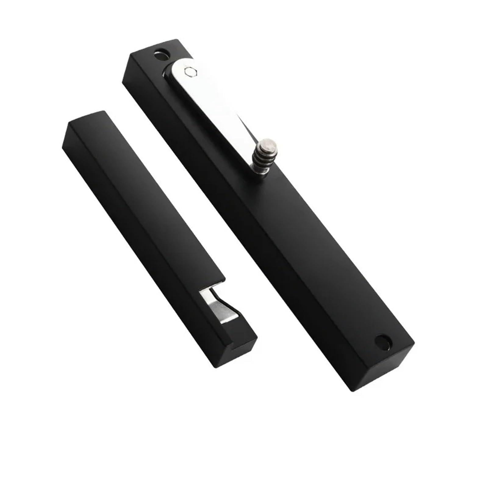 Rugaikerba Black Right Opening Hydraulic Invisible Door Closer, Compatible With Household