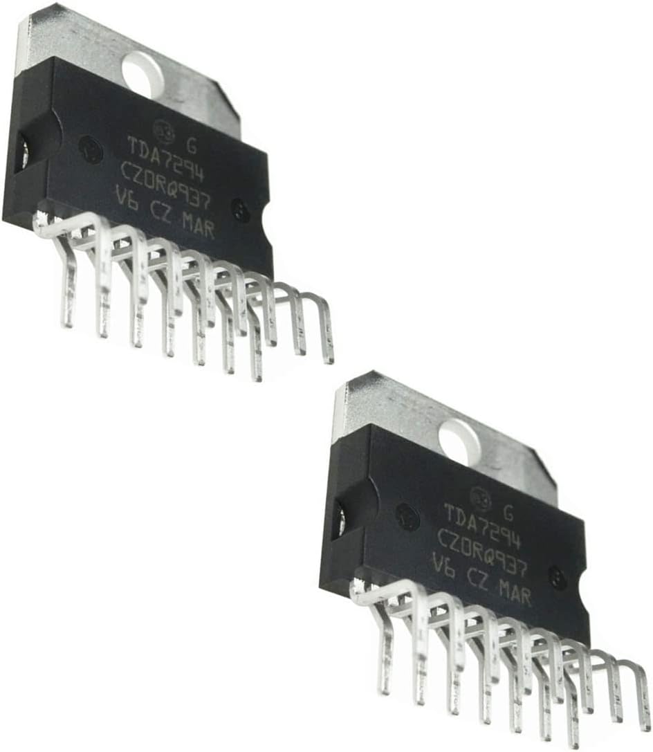 2Pcs New TDA7294 Integrated Circuit DMOS Audio Amplifier with Mute TDA7294V 40V 100W AB MULTIWATT ZIP-15