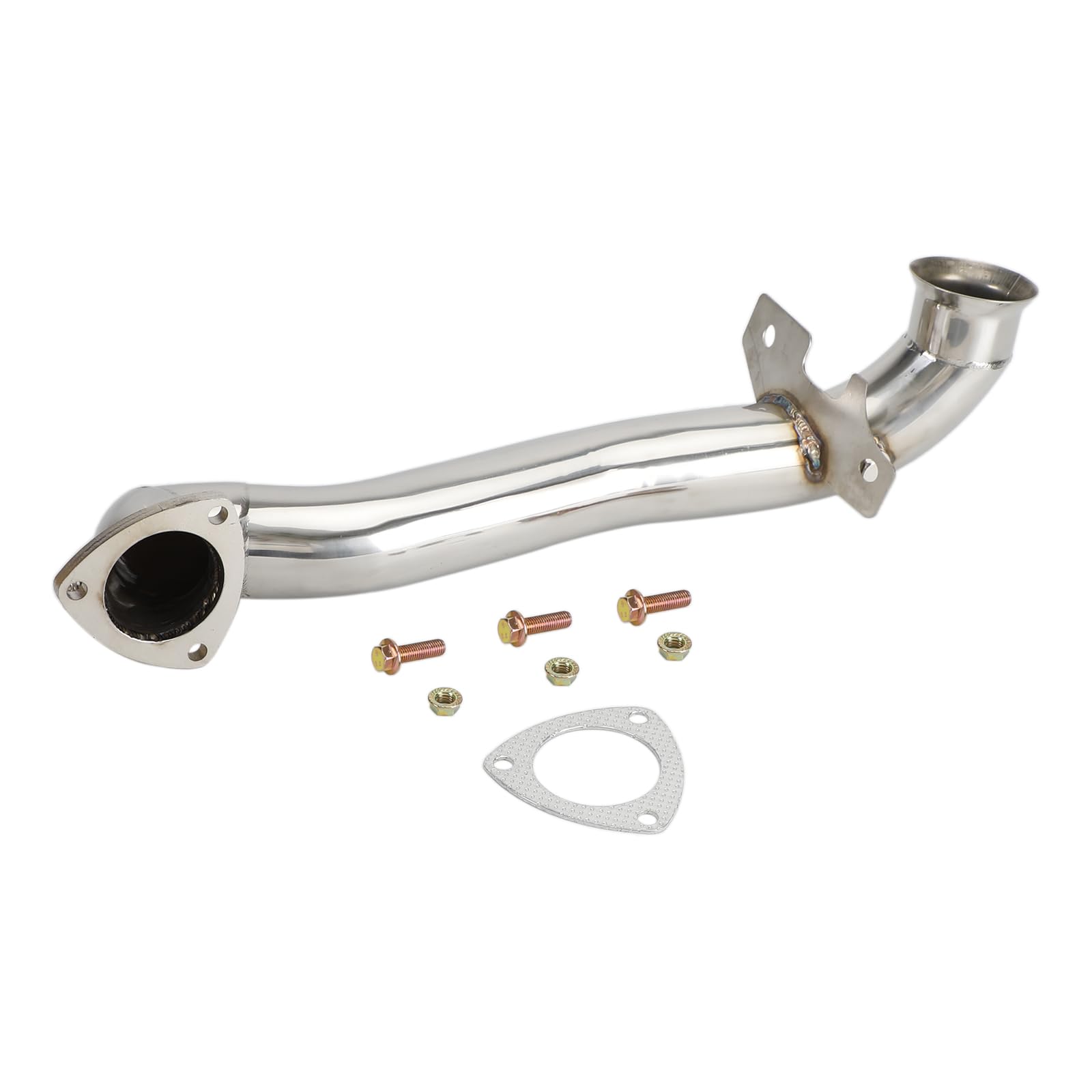 2.5" Exhaust Catless DownPipe with Gaskets Convient pour Mini Cooper S R55-R61 1.6 Turbo 2007-2016