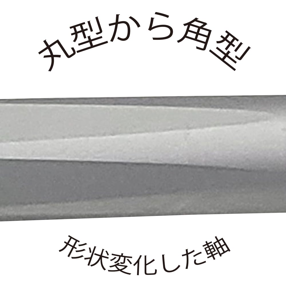 OHTO MS02 - Penna multifunzione 3 in 1, dotata di punta ad ago da 0,7 mm, inchiostro nero e rosso a base di olio, matita meccanica da 0,5 mm, corpo interamente in metallo nero, MS02-MF3-BK