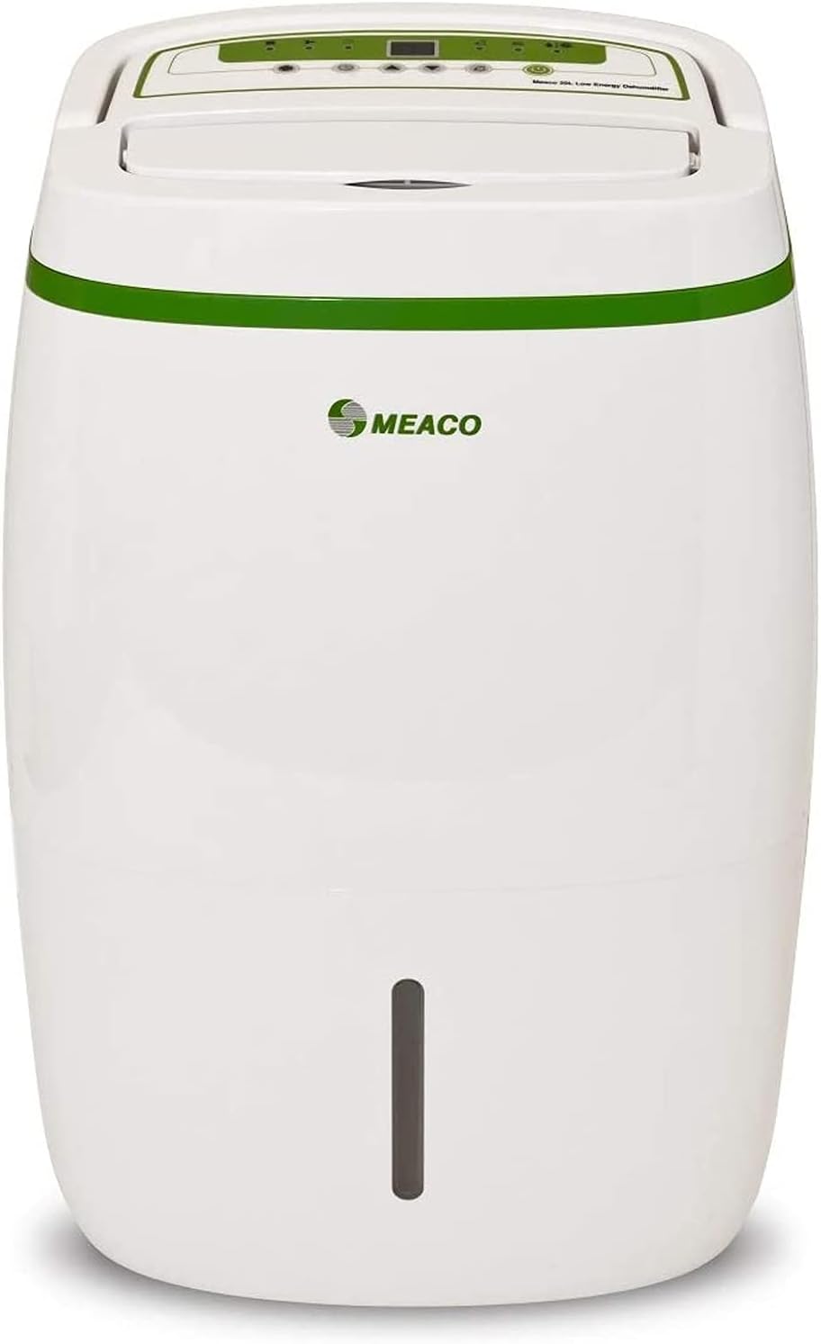 Meaco 20L Low Energy Dehumidifier and Air Purifier 2 in 1 Dehumidifier For Medium to Large Size Homes Controls Humidity & Cleans Air All Year Round with HEPA filter, White