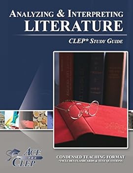 Paperback CLEP Analyzing and Interpreting Literature Test Study Guide Book