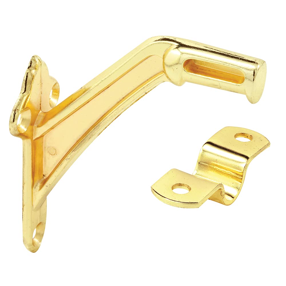 Pasamanos soporte pared latón niquelado Prime Line mp11130 resistente de 2 unidades