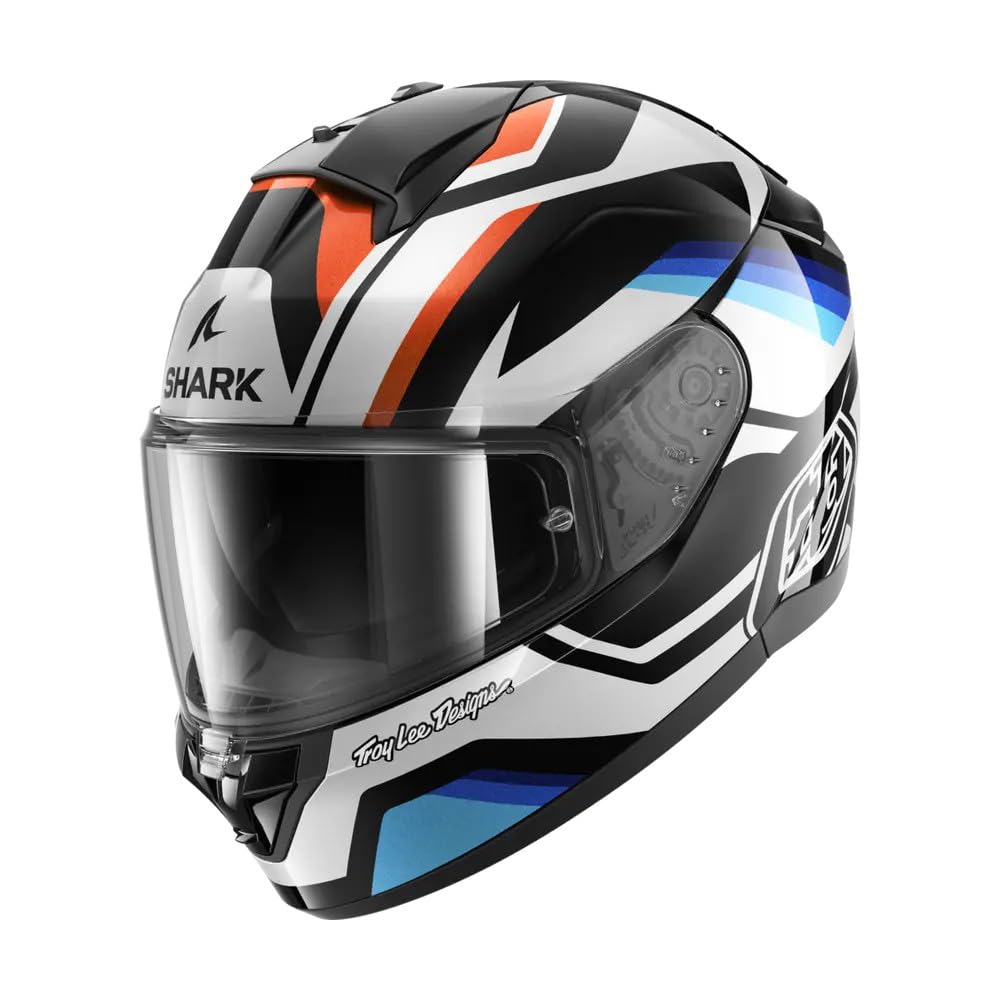 SHARK, Casco Moto Integral RIDILL 2 Apex x Troy Lee Design Black White Blue, XL