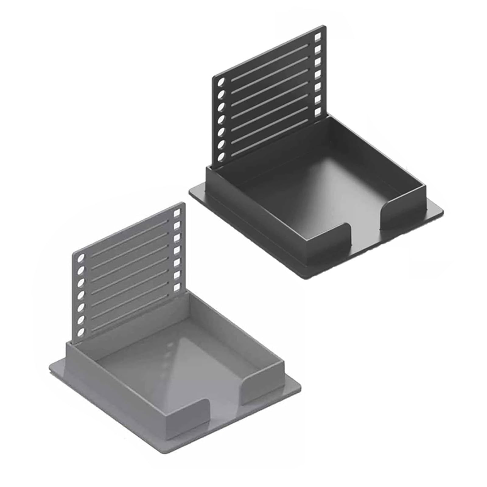 Kalttoy Of 2 Sticky Note Dispenser for Organized Work Environment Efficient Daily Planner Organizers To-Do Lists Holder Desk Organizers