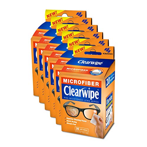 Clearwipe Microfiber Lens Wipes 120 Wipe Value Pack