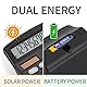 Bimormat Taschenrechner,Dual Power(Solar und Batterie) Standard Taschenrechner,12-stelliger Tischrechner(schwarz)