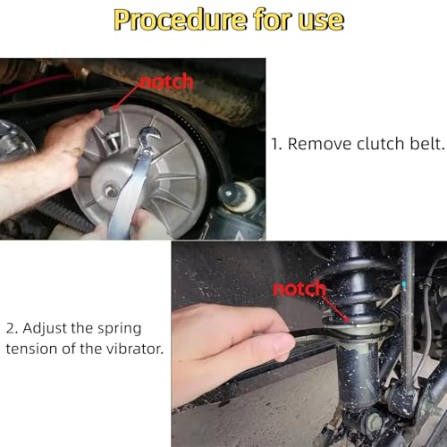 Image of 2877408 Shock Spanner Wrench,Shock Absorber Spanner,Drive Clutch Shock Wrench ATV Spanner Wrench Compatible With Polaris XP 550 RZR General 1000 Sportsman 550 Replace 2877408-329