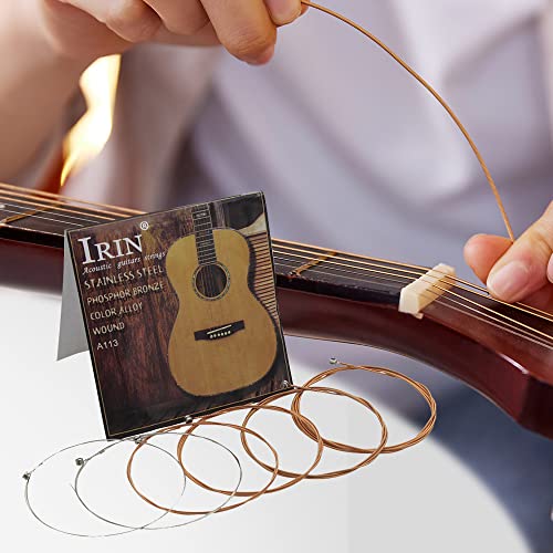 Btuty Cordes de Guitare folk Acoustique en Acier Inoxydable alliage de cuivre noyau de cuivre, 6pcs / pack (.010-.047) - Les Beatles, Paul McCartney, John Lennon, RIngo Starr, George Harrison Btuty Cordes de Guitare folk Acoustique en Acier Inoxydable alliage de cuivre noyau de cuivre, 6pcs / pack (.010-.047) – Image 5