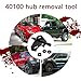 40100 Hub Remover Hub Bearing Remover Tool Compatible with 5 6 8 Hub Assemblies on Most Cars and Trucks Black