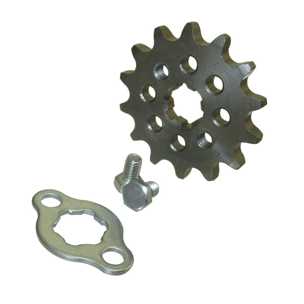 Compatibile Atv Mini Bike Pignone Anteriore WOOSTAR 420 16 Denti 17mm - Per Moto 50cc 110cc 125cc, Dirt Bike E ATV Pignone 16 Denti 17mm