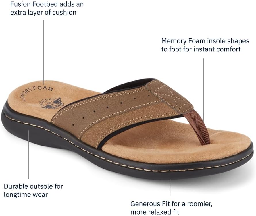 DOCKERS Men's, Laguna Thong Sandal - Image 8