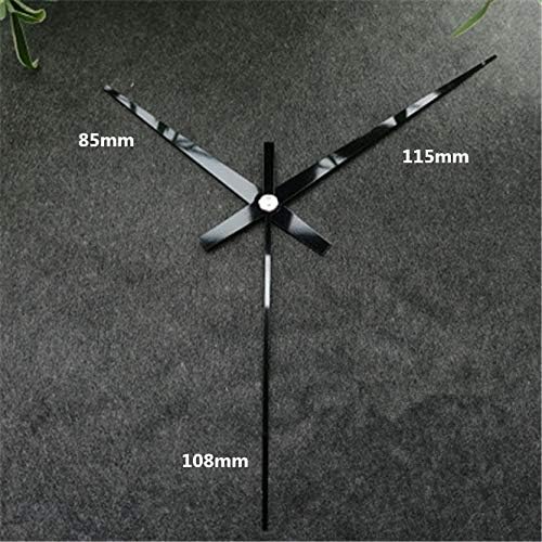 Clock Parts & Accessories 100sets DIY Solid Wood Clock Hands Creative Hanging Clock Pointers Repair Tool Accessories Quarz Wall Clock Hands Home Decor - (Color: Metal-E)