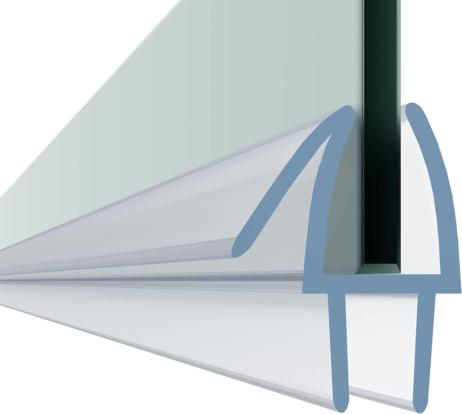 Shower Door Bottom Seal, 5Pack Frameless Shower Door Bottom Seal with