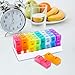 Monthly Pill Organizer 2 Times a Day, One Month Pill Box AM PM 31 Days, 32 Compartments for Each Day, Travel Medicine Organizer, Pill Dispenser Container to Hold Vitamins, Medication, Fish Oil