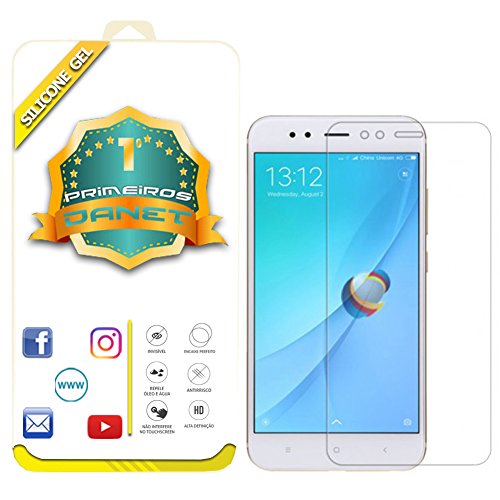 Kit Capa Capinha Ultra Fina Fosca Xiaomi Redmi Mi A1 5x + Película de Gel - Vermelho