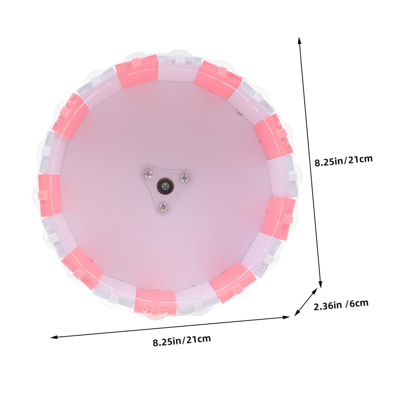 Happyyami Cute Hamster Sports Toy Silent Running Wheel Stylish Colors Perfect for Small Pets Exercise Wheel