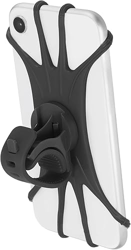 Vista 18 de PATIKIL Soporte de teléfono para bicicleta, rotación de 360°, de silicona, para teléfonos de 3 a 6.5 pulgadas, soporte de teléfono ajustable