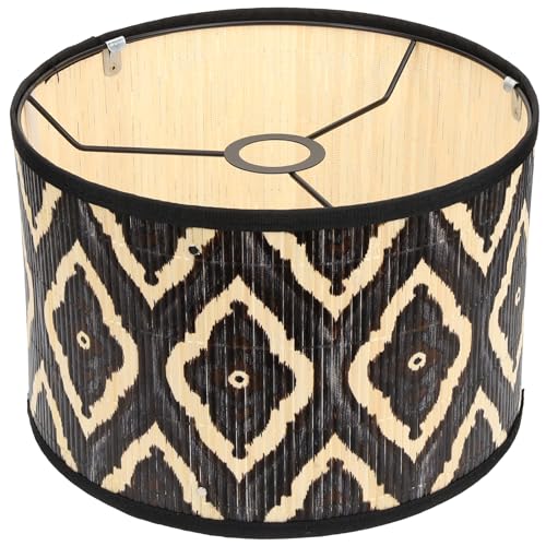 Jojofuny Vintage Lampenschirm - Stoff-Abdeckung E14 Für Tischlampen