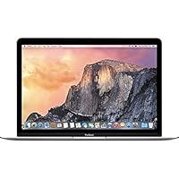 Apple MMGL2LL/A 12-inch Retina Display MacBook (Intel Core M 1.1 GHz, 8 GB DDR3, 256GB, Mac OX X 10.10), Silver (Renewed)