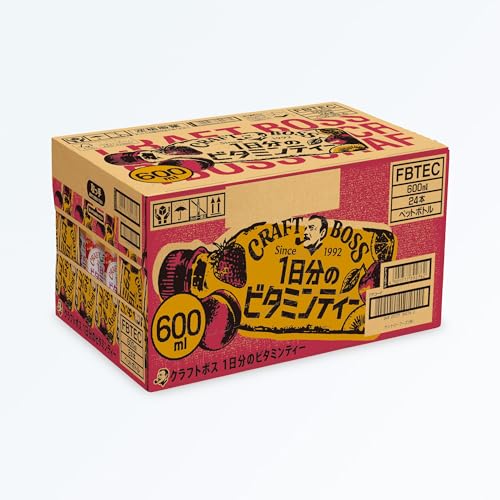 BOSS クラフトボス ビタミンティー ピーチMIX 600ml