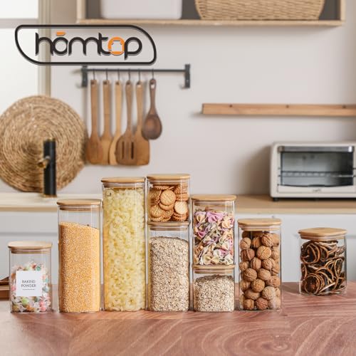 30% Off Glass Food Storage Jars with Bamboo Lids - 3 Pack - Image 7