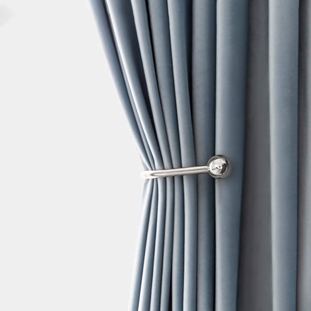 2-częściowe metalowe zasłony do draperii – naścienne wiązania ze śrubami (chromowane)