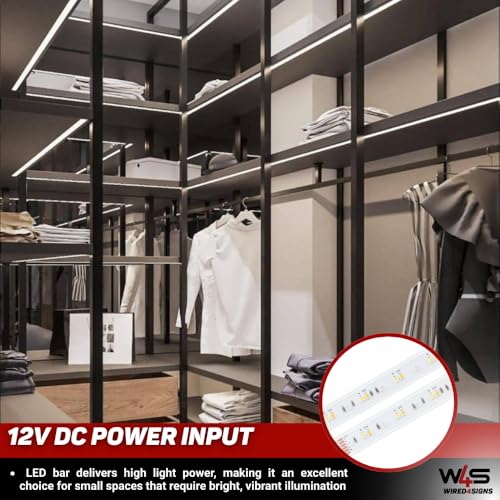 Tira LED rígida estrecha 12V 10W perfil ultradelgado miniatura 2