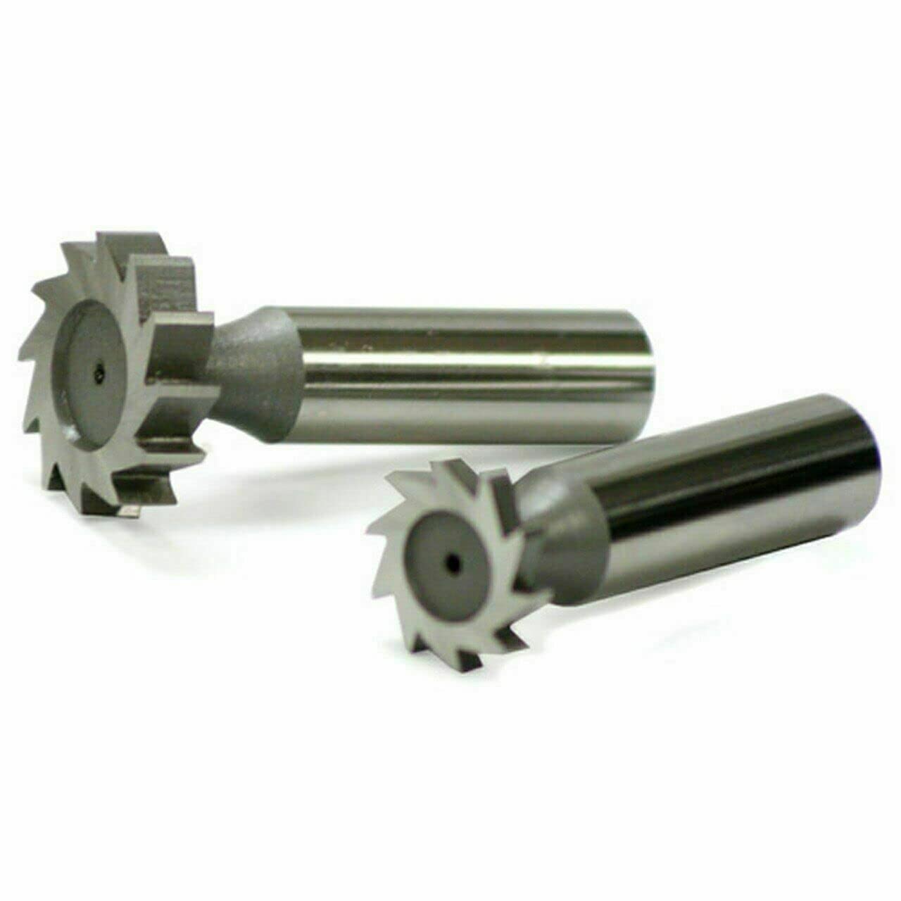 10-Piece HSS Woodruff Keyseat Cutter Set | American Standard Sizes 403, 204, 404, 305, 505, 406, 506, 407, 507, 408 | High-Speed Steel Key Cutters for Milling Machines & Metalworking