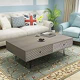 El tablero de la mesa es ideal para colocar un conjunto de té o café o mostrar objetos decorativos como marcos de fotos y plantas en maceta