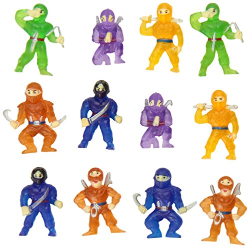 Ninja Figurines (Set of 12) by Rhode Island Novelty