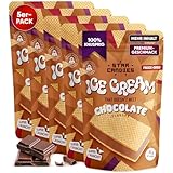 Star Candies Schoko Gefriergetrocknetes Eis| Kein Schmelzen – Knuspriger & Leckerer Eis-Snack | Premium Astronauten-Eis für Camping & Outdoor | Weltraum-Snack für Kinder & Erwachsene | 5 Stück