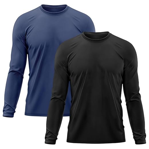 Kit 2 Camisetas Manga Longa Masculina Proteção Solar Esporte
