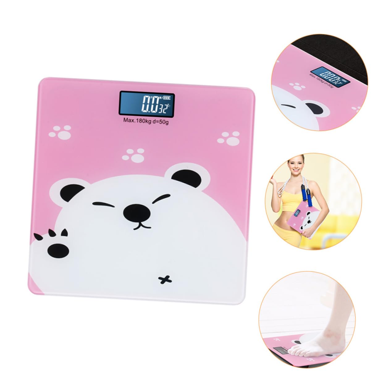 DECHOUS Electronic Scale Boy Girl Scale for Weight Weighing Machine Indoor Temperature Detector