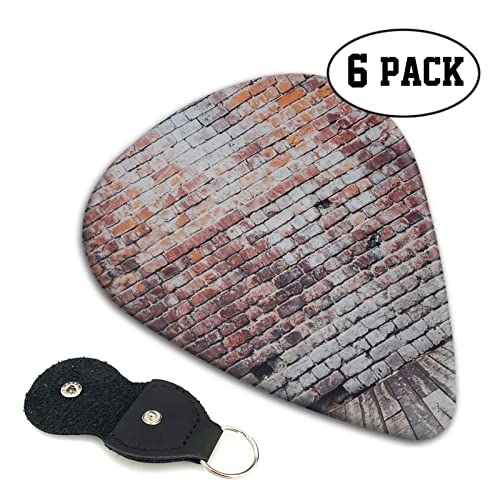 Lot de 6 médiators muraux imprimés en briques vintage pour guitare acoustique et électrique avec boîte de rangement - Les Beatles, Paul McCartney, John Lennon, RIngo Starr, George Harrison Lot de 6 médiators muraux imprimés en briques vintage pour guitare acoustique et électrique avec boîte de rangement – Image 3