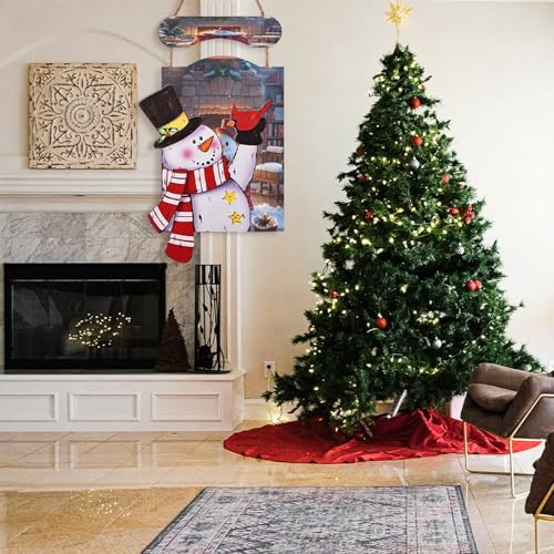 Panneau de Noël suspendre pour sublimer un mur blanc sans effort - 8