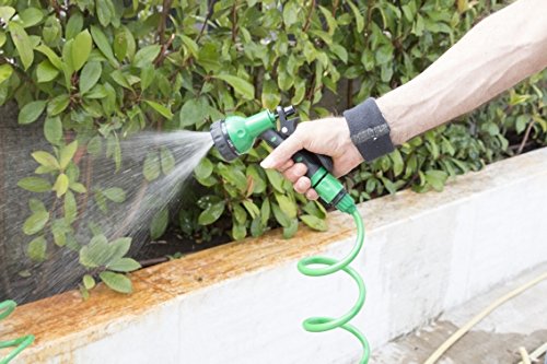 Galileo 2415418 Gartenschlauch mit Sprühpistole, ausziehbar, 12 MT