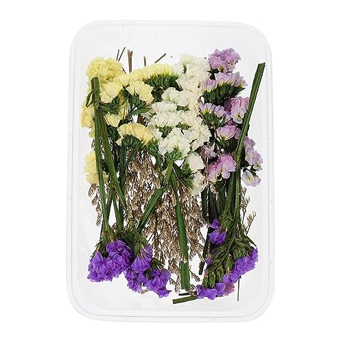 Flores secas decorativas para centros de mesa y vela flotante miniatura 1