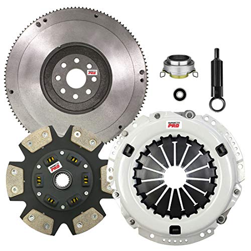 ClutchMaxPRO Performance Stage 3 Clutch Kit with Flywheel Compatible with 1988-1995 Toyota Pickup 4Runner 4x4 DLX SR5 1993 1994 T100 2WD Only 3.0L 3VZE (CP16059HDCFW-ST3)