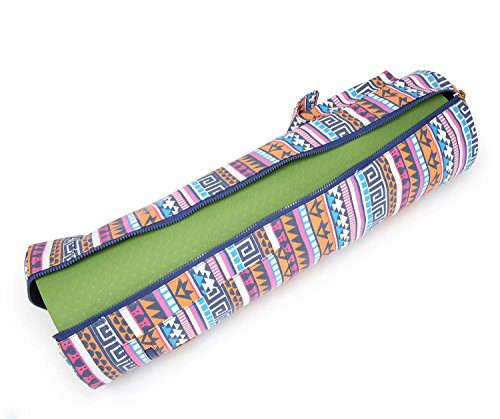 ELENTURE Full-Zip Exercise Yoga Mat Carry Bag with Multi-Functional Storage Pockets (Bohemian) - Thumbnail 4