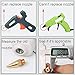 Wolfride 4Pcs Glue Gun Nozzle Set Hot Glue Gun Tips 10.8mm Thread Interchangeable Copper Nozzle Bore Diameter 2mm 3mm